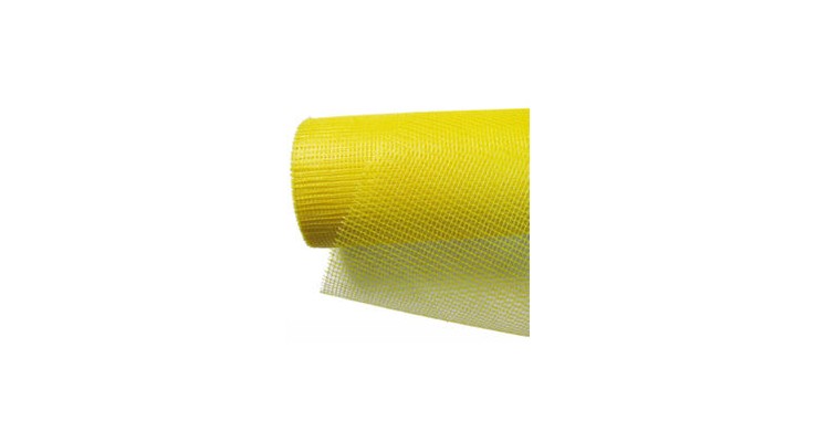 Malla de Refuerzo Ignífuga de 152 grs/m2. Formato 50X1mt (amarilla)
